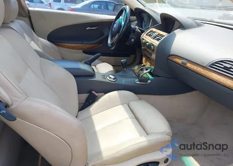 2004 BMW 645Ci z USA, uszkodzony, nr VIN WBAEH73484B215624